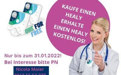 One for free – Healy Aktion bis 31.01.20222