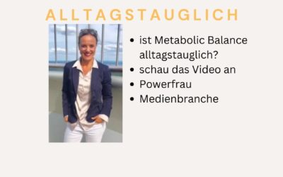 Ist Metabolic Balance alltagstauglich? watch the video
