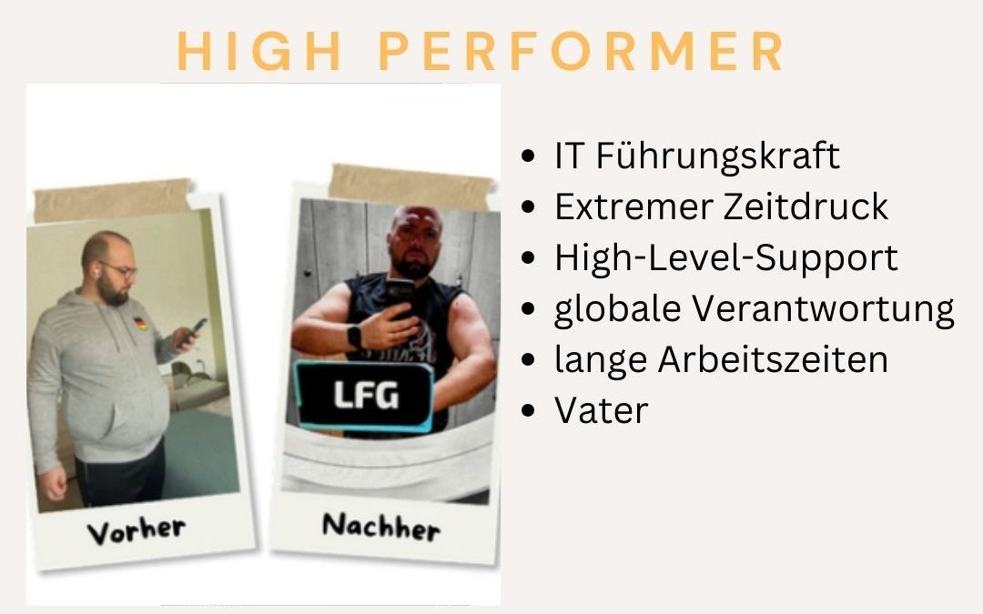 -17 Kilo  – Führung next Level dank klarer Ernährung