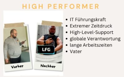 -17 Kilo  – Führung next Level dank klarer Ernährung